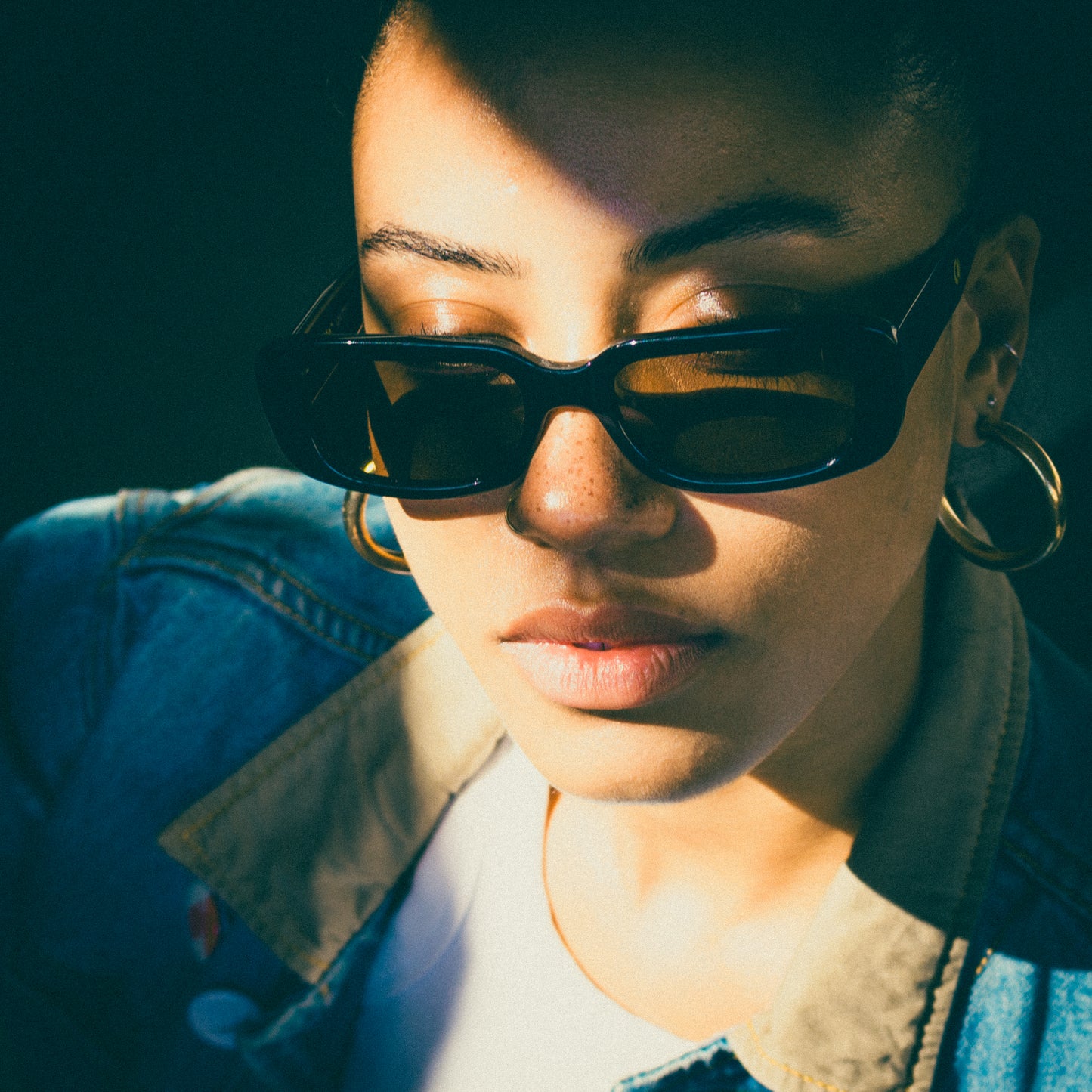 MAZZY - POLISHED BLACK / Toffee Polarised Lens