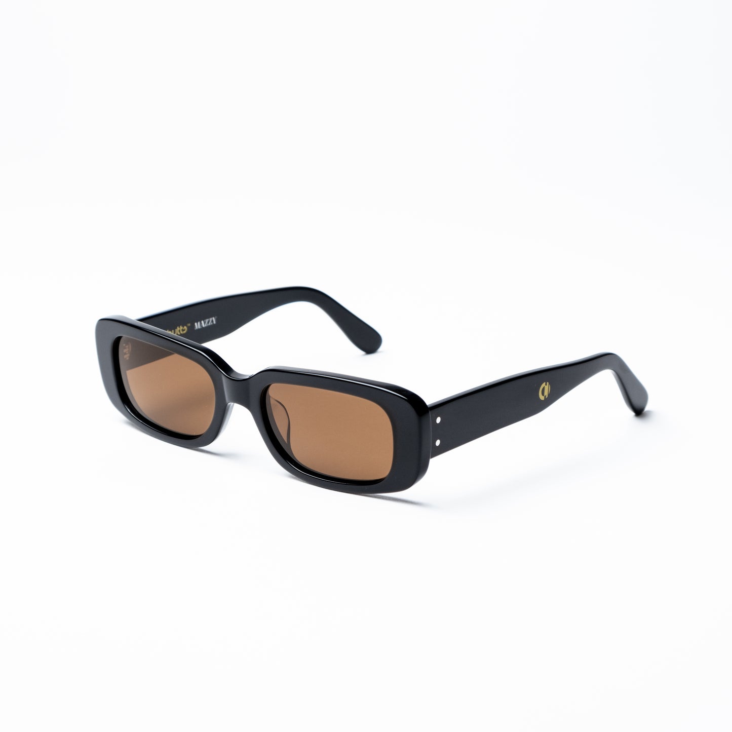 MAZZY - POLISHED BLACK / Toffee Polarised Lens