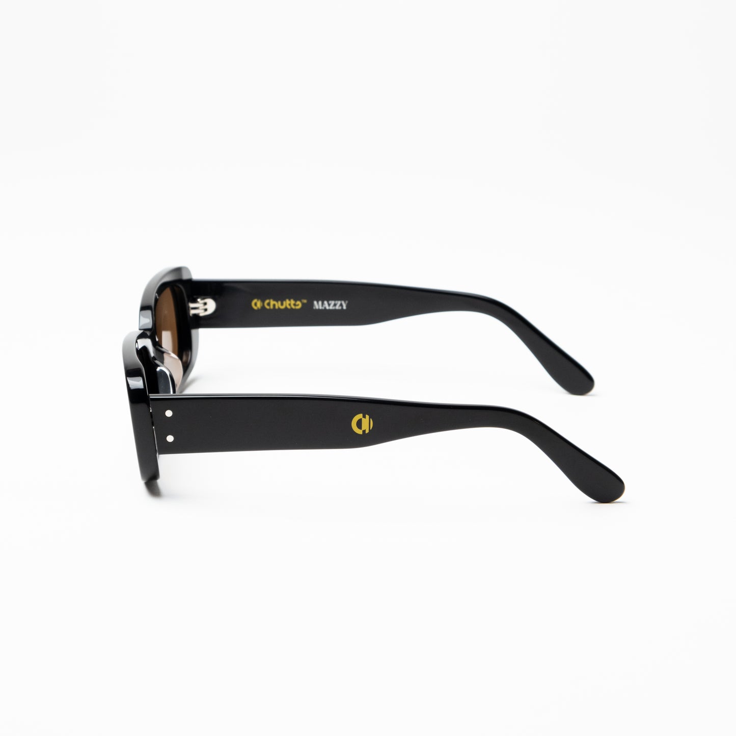 MAZZY - POLISHED BLACK / Toffee Polarised Lens