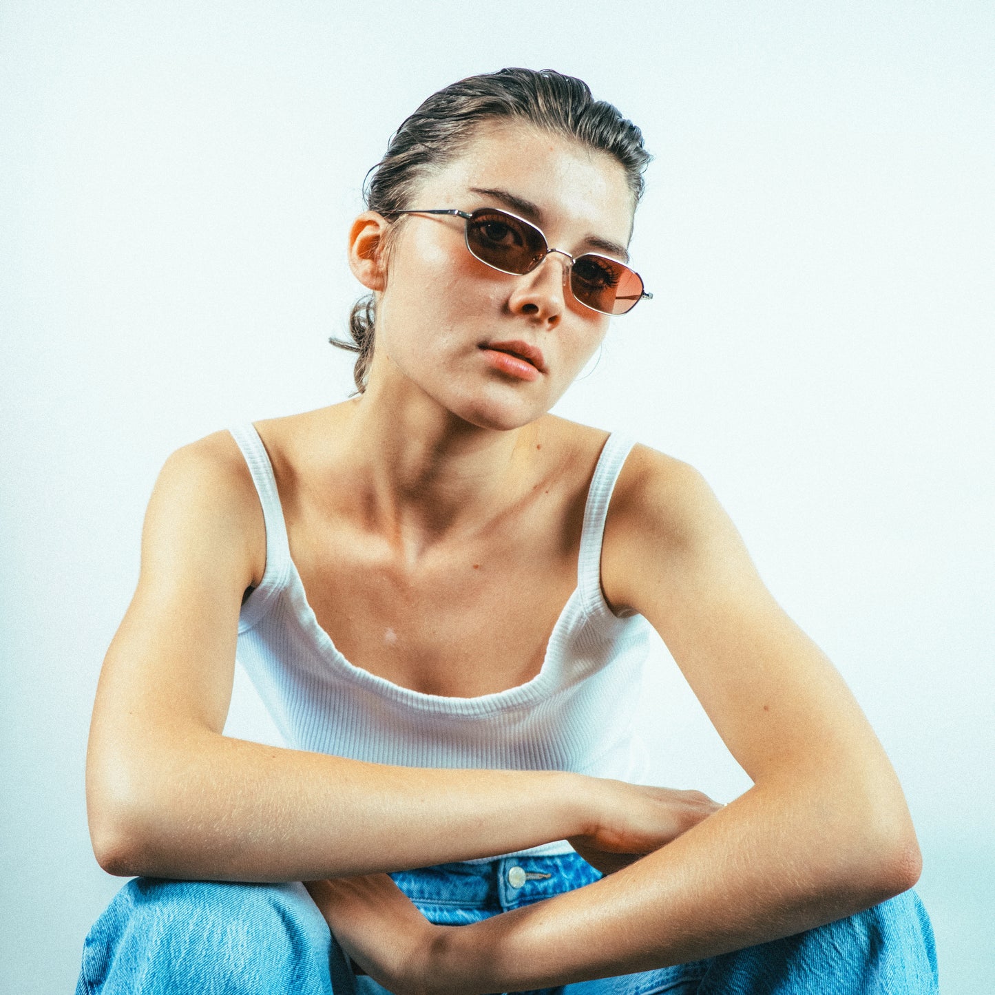 LEON - SILVER / Cherry Polarised Lens