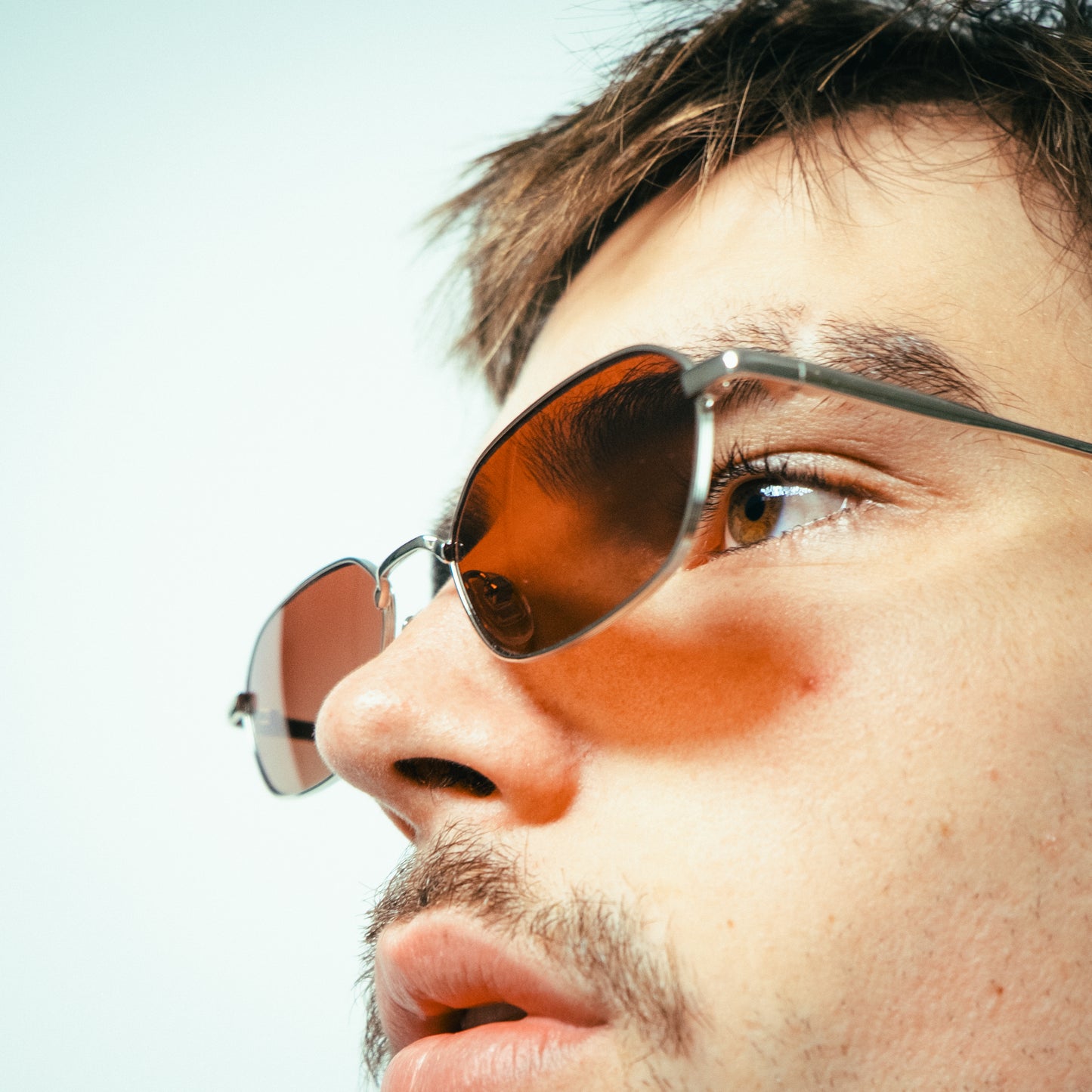LEON - SILVER / Cherry Polarised Lens
