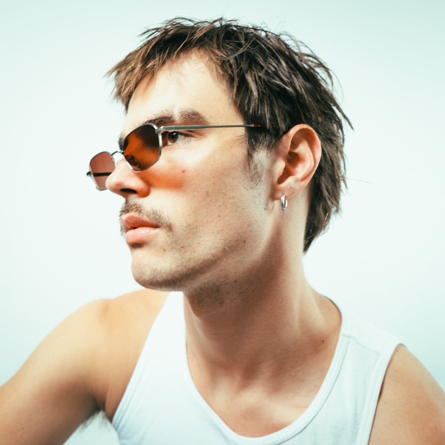 LEON - SILVER / Cherry Polarised Lens