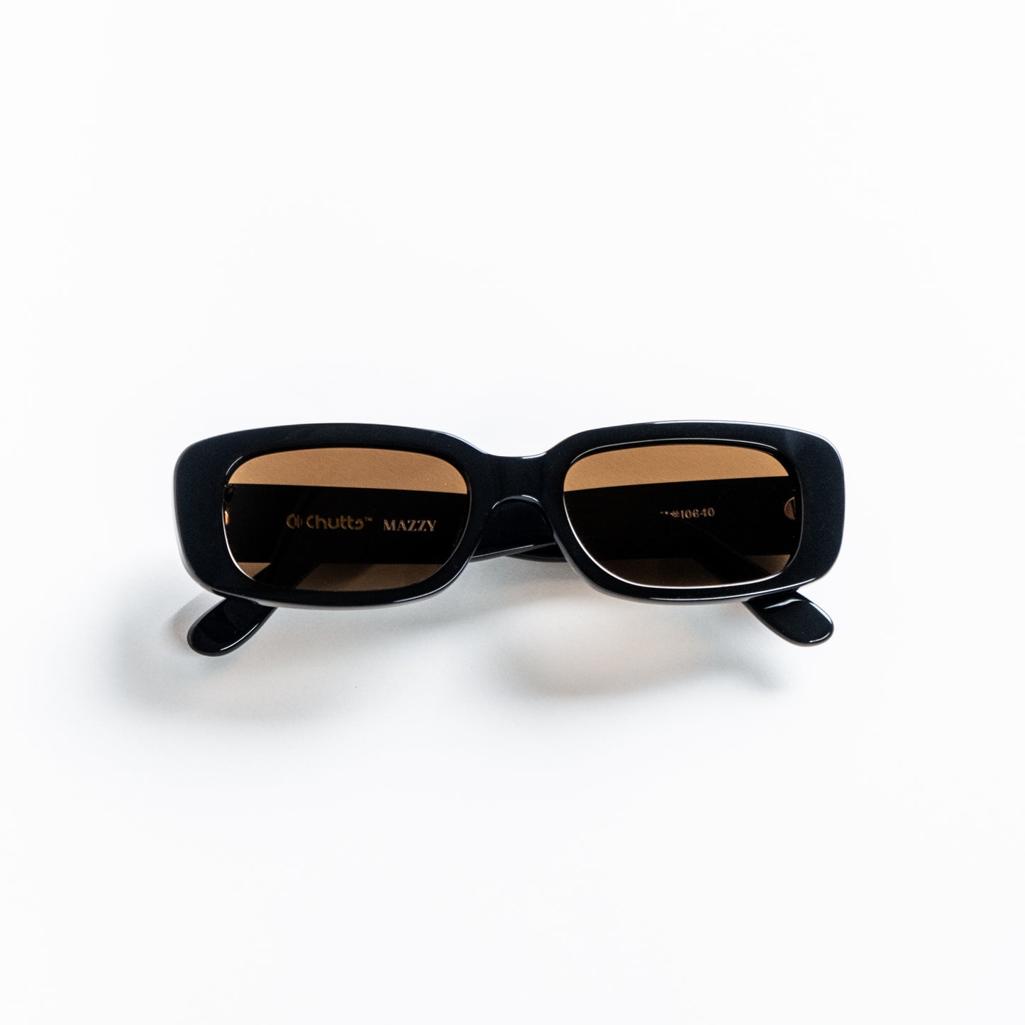 MAZZY - POLISHED BLACK / Toffee Polarised Lens