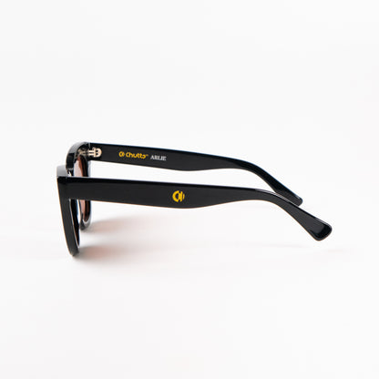 ARLIE - POLISHED BLACK / Wine Lens