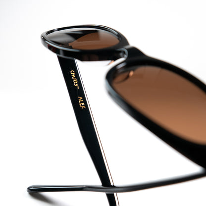 ALEK - BLACK /  Maple Polarised Lens