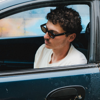 DALLAS - BLACK /  POLARISED MAPLE LENS