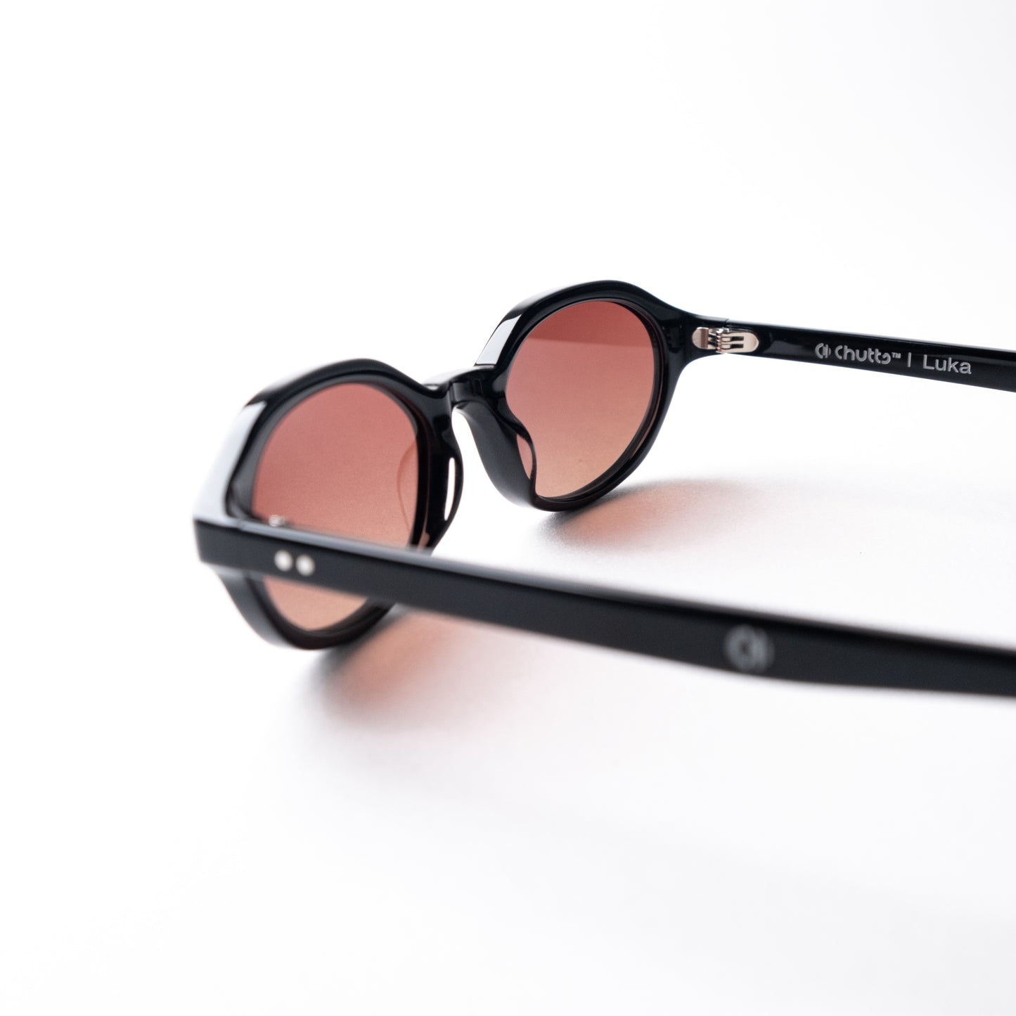 LUKA - BLACK /  Cherry Polarised Lens