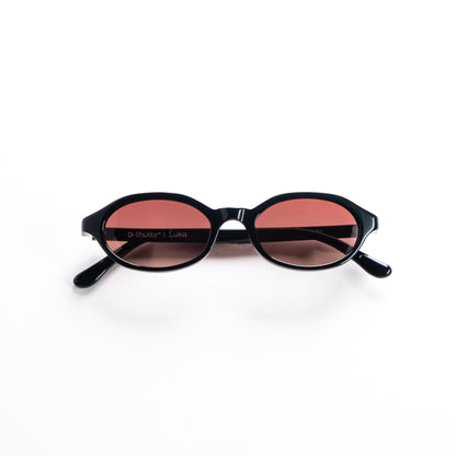 LUKA - BLACK /  Cherry Polarised Lens