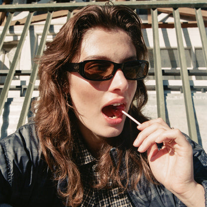 ZANE - BLACK /  POLARISED MAPLE LENS