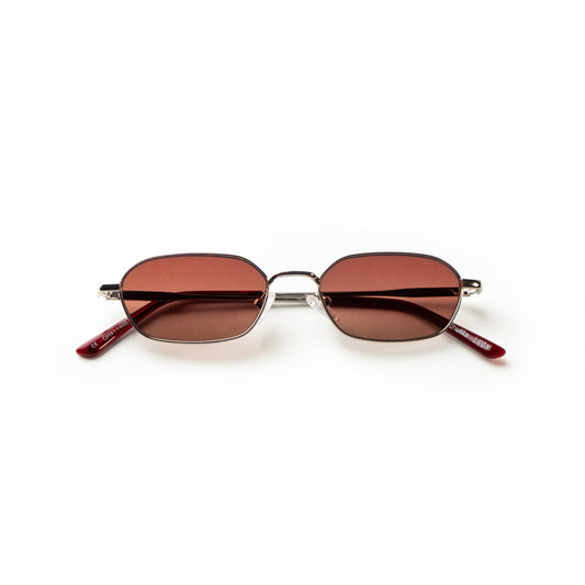 LEON - SILVER / Cherry Polarised Lens