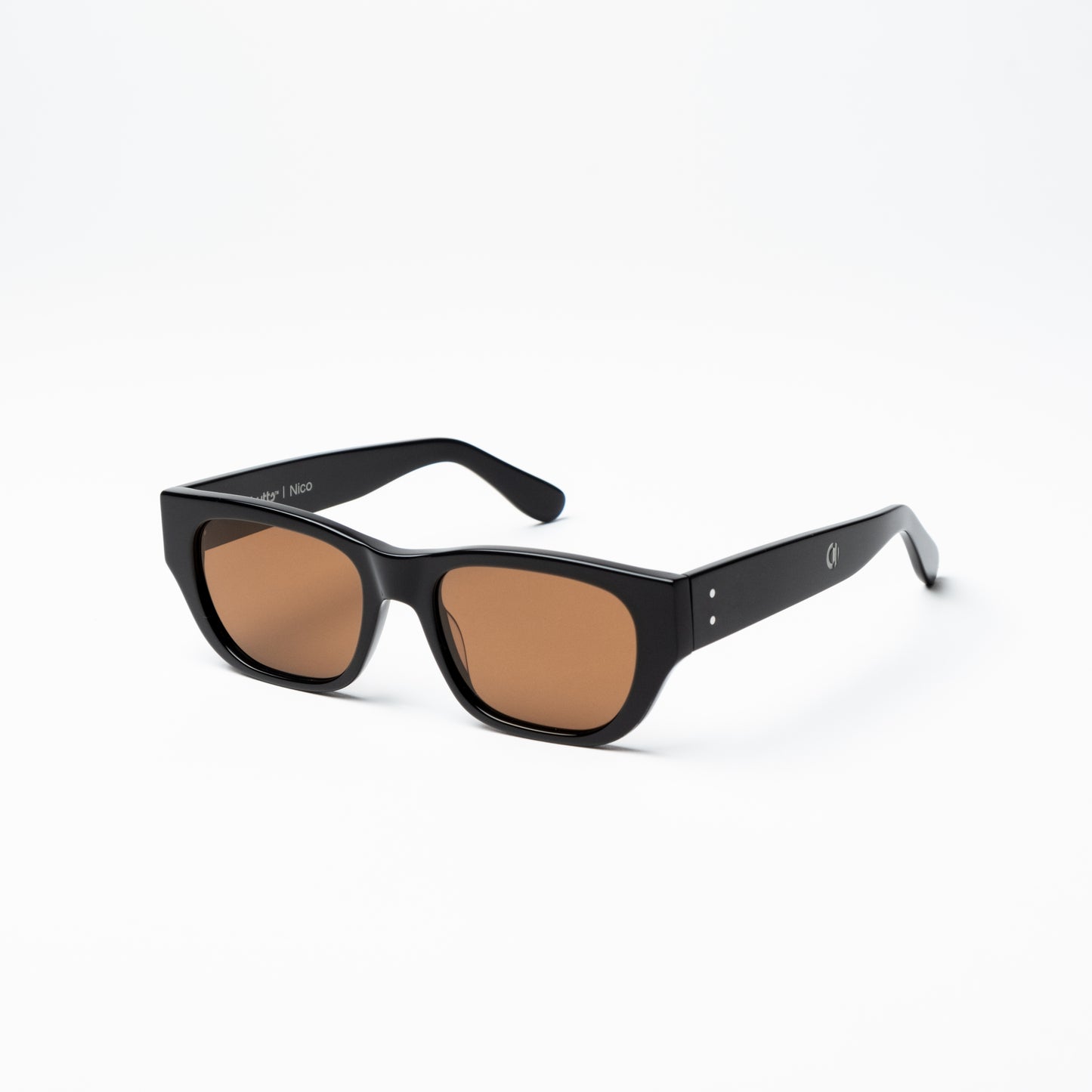 NICO - POLISHED BLACK / Toffee Polarised Lens