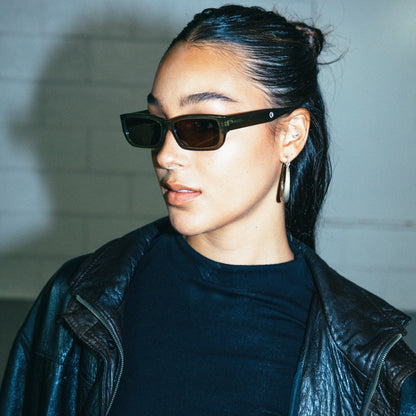 RACER - OLIVE /  Smoke Polarised Lens