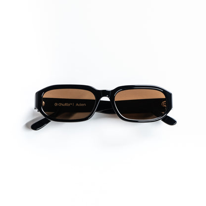 ADEN - BLACK /  Maple Polarised Lens