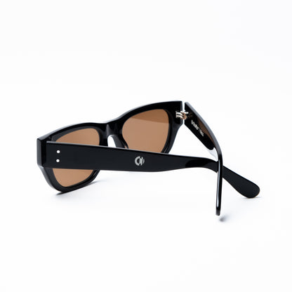 NICO - POLISHED BLACK / Toffee Polarised Lens