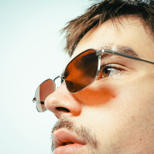 LEON - SILVER / Cherry Polarised Lens