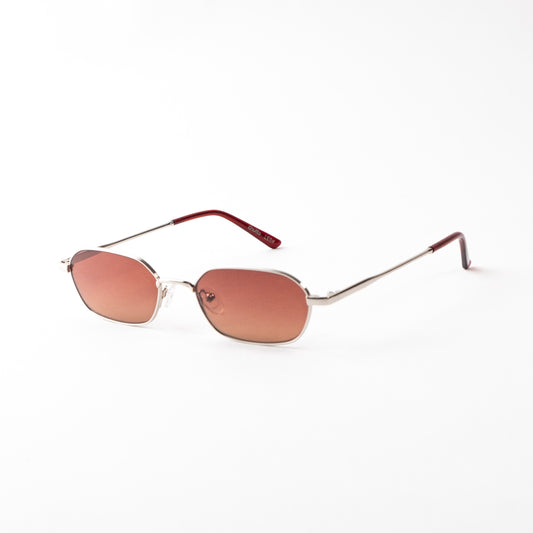 LEON - SILVER / Cherry Polarised Lens