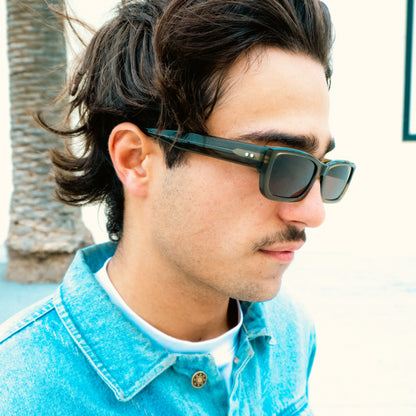 RACER - OLIVE /  Smoke Polarised Lens