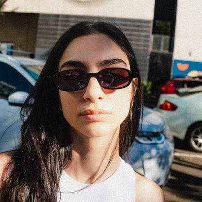 LENNIE - BLACK / POLARISED CHERRY LENS